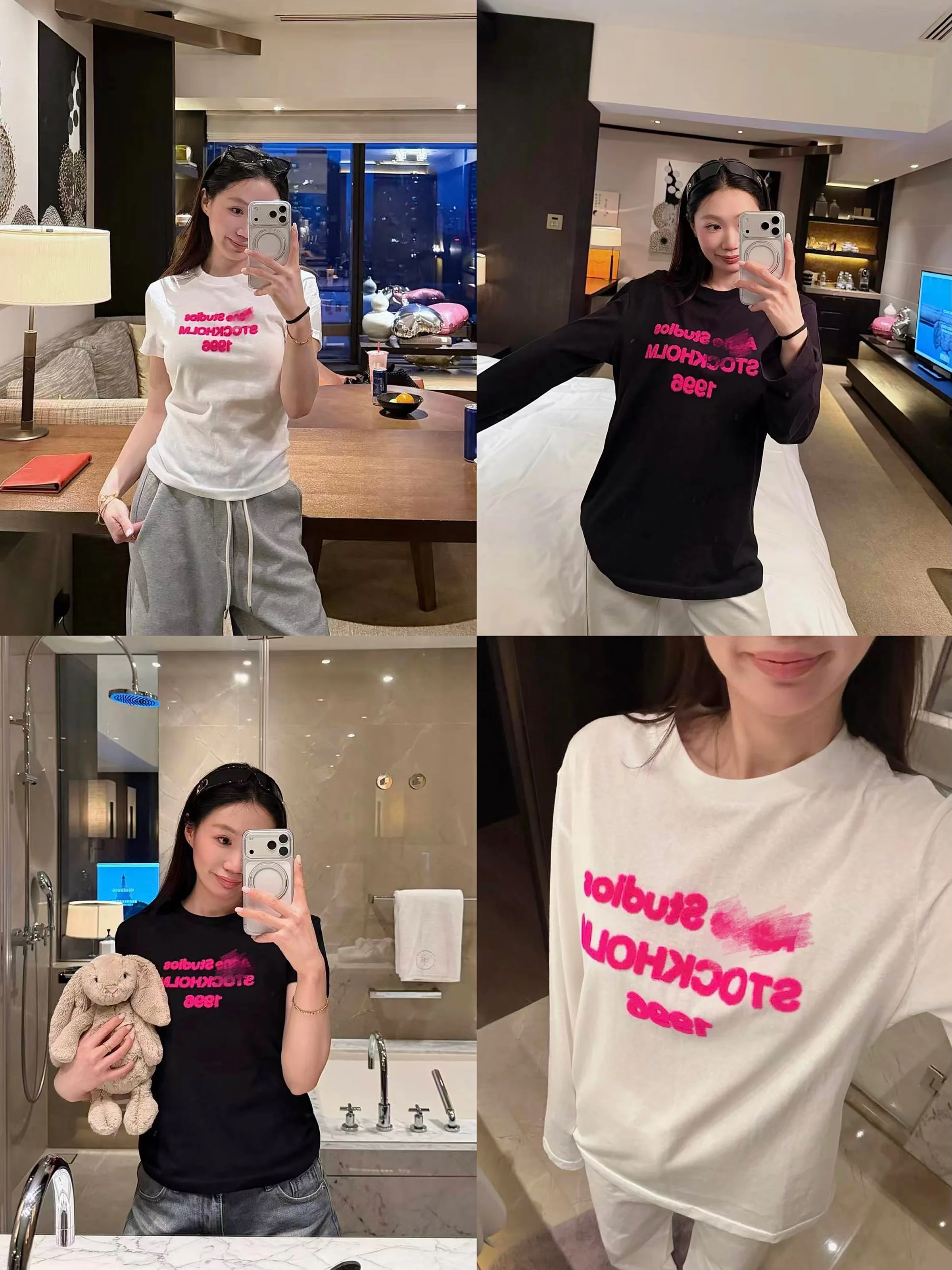 Early Spring Limited Cassie Cousin Flocked Print Casual Women's T-shirt Loose Fit Short Sleeve Long Sleeve round Neck Cotton ...
Early Spring Limited Cassie Cousin Flocked Print Casual Women's T-shirt Loose Fit Short Sleeve Long Sleeve round Neck Cotton ...