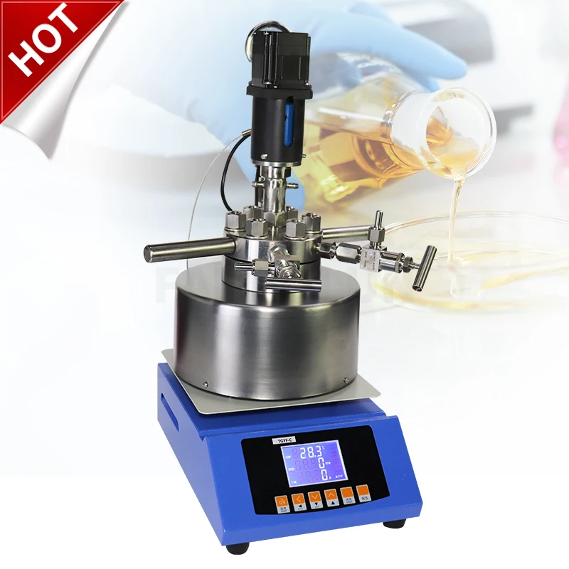 FBL LAB Lab High Pressure Stainless Steel Hydrothermal Synthesis Stirring Micro Autoclave Reactor
FBL LAB Lab High Pressure Stainless Steel Hydrothermal Synthesis Stirring Micro Autoclave Reactor