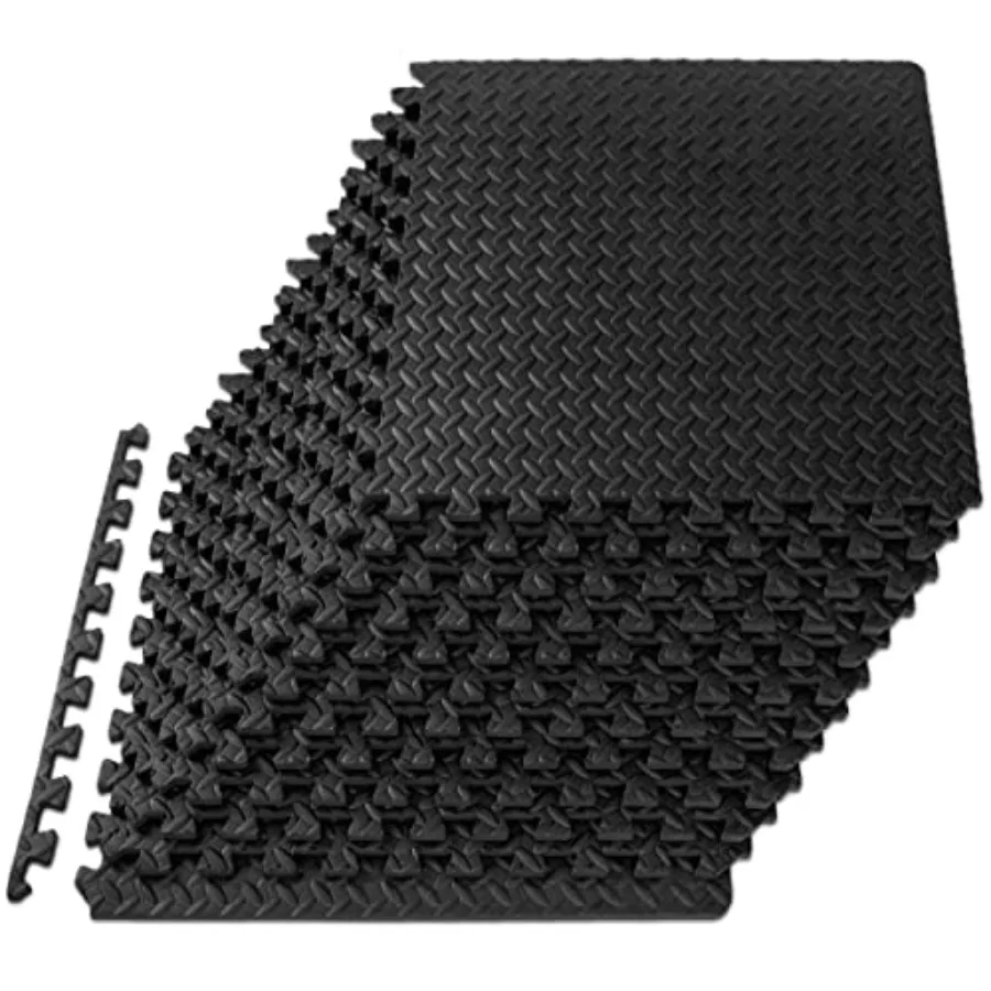 Коврик для фитнеса Puzzle Exercise Mat, 1/2 дюйма, из EVA-пены, соединяющиеся напольные плитки для домашнего спортзала, водостойкие маты, оборудование для тренировок, напольное покрытие для защиты пола.
Коврик для фитнеса Puzzle Exercise Mat, 1/2 дюйма, из EVA-пены, соединяющиеся напольные плитки для домашнего спортзала, водостойкие маты, оборудование для тренировок, напольное покрытие для защиты пола.