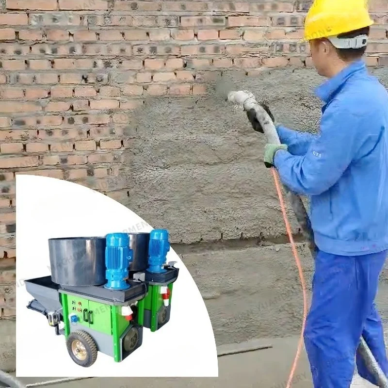 Customized Plastering Machine Cement Mortar Spraying Machine Diesel / Electric Mortar Sprayer Portable Cement Sprayer
Customized Plastering Machine Cement Mortar Spraying Machine Diesel / Electric Mortar Sprayer Portable Cement Sprayer