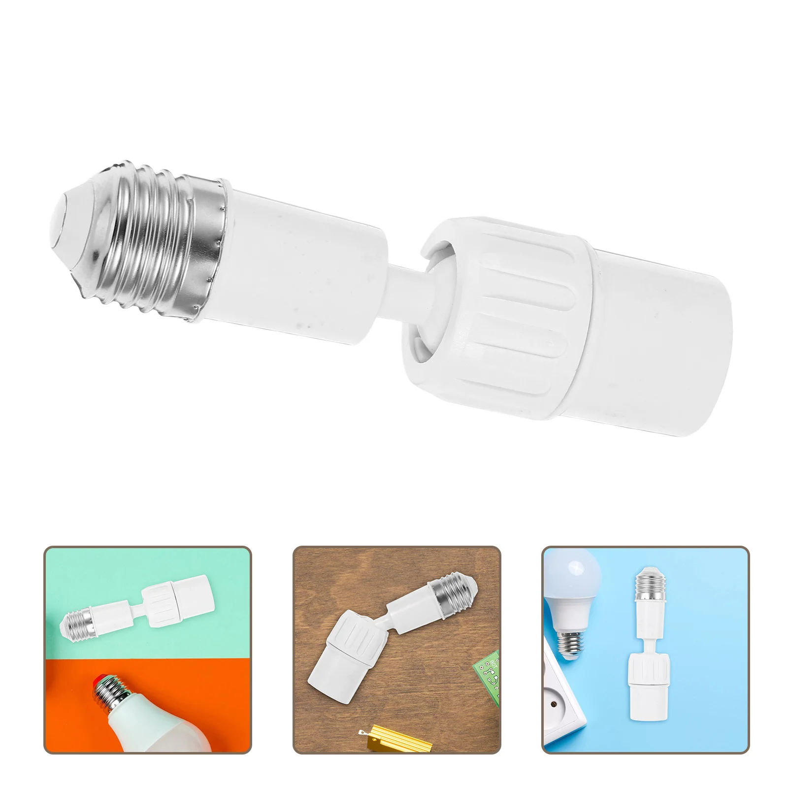 E27 Bulb Socket Extension Adapter White Plastic 360 Degree Swivel Lamp Holder Base Light Stand Adjustable Angle Long Reach E27
E27 Bulb Socket Extension Adapter White Plastic 360 Degree Swivel Lamp Holder Base Light Stand Adjustable Angle Long Reach E27