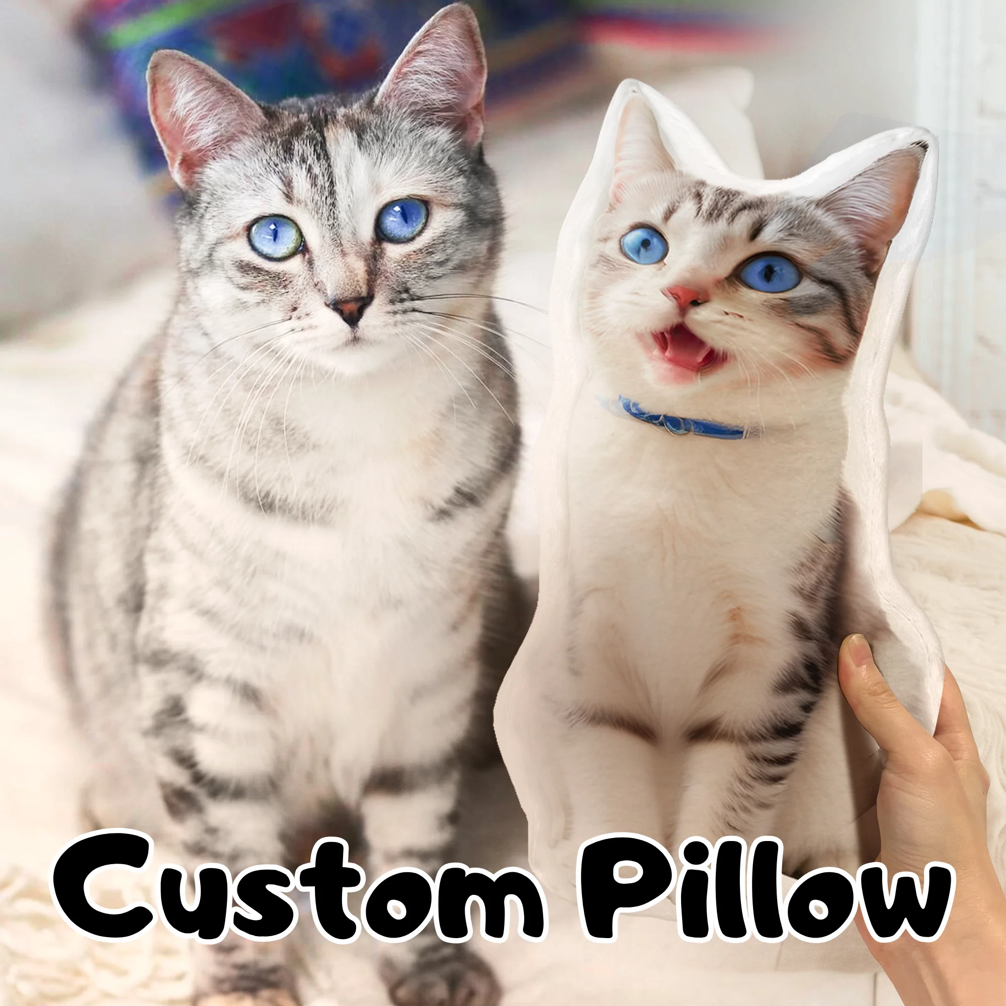 Custom Pets Cushion Personalized Filling Pets Photo Cushion DIY Pillow for Putting Picture of Cats and Dogs Home Decor
Custom Pets Cushion Personalized Filling Pets Photo Cushion DIY Pillow for Putting Picture of Cats and Dogs Home Decor