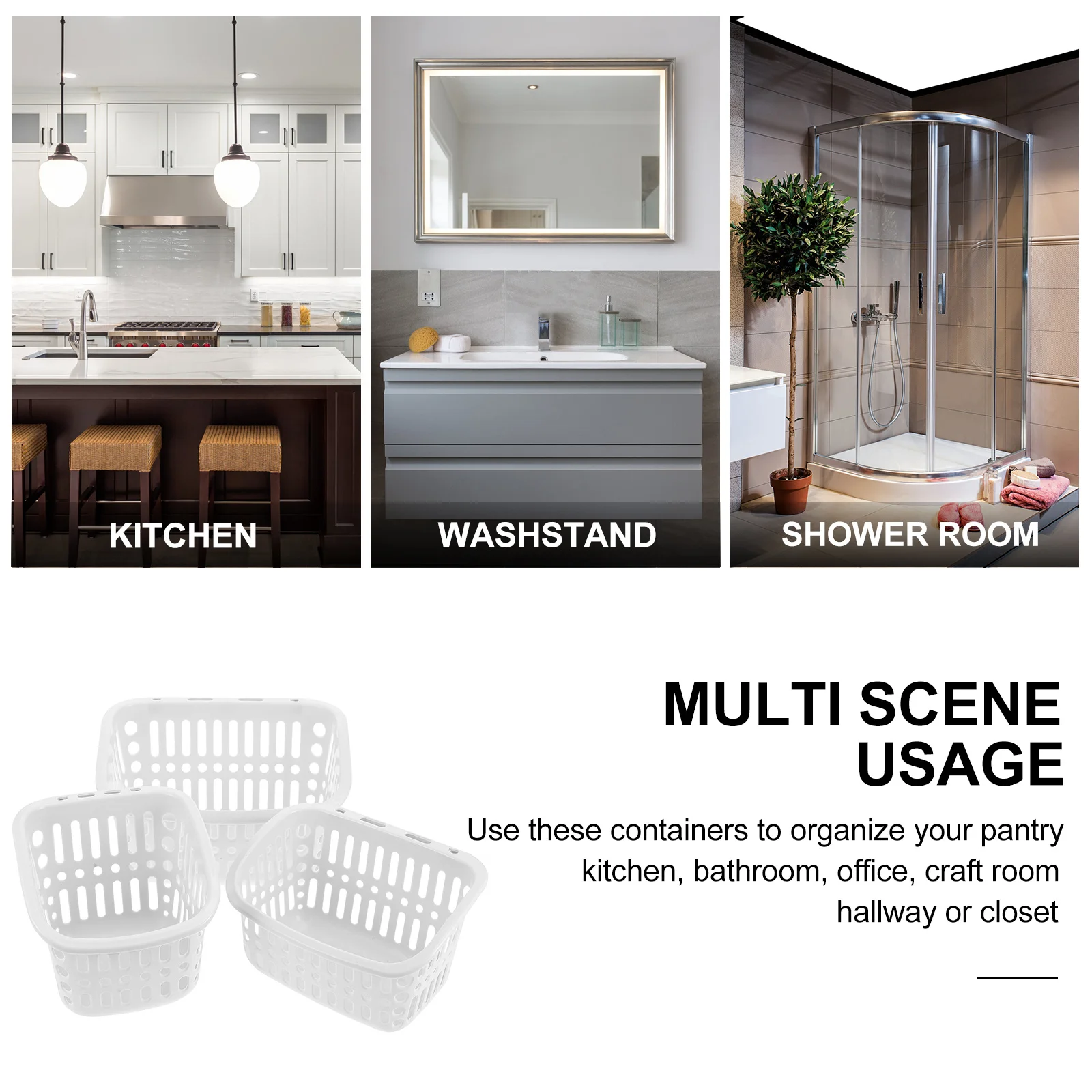 3Pcs Plastic Hanging Storage Basket Organizer for Clothes Household Sundries Holder Kitchen Dorm Room Plastic Storage Basket 
3Pcs Plastic Hanging Storage Basket Organizer for Clothes Household Sundries Holder Kitchen Dorm Room Plastic Storage Basket