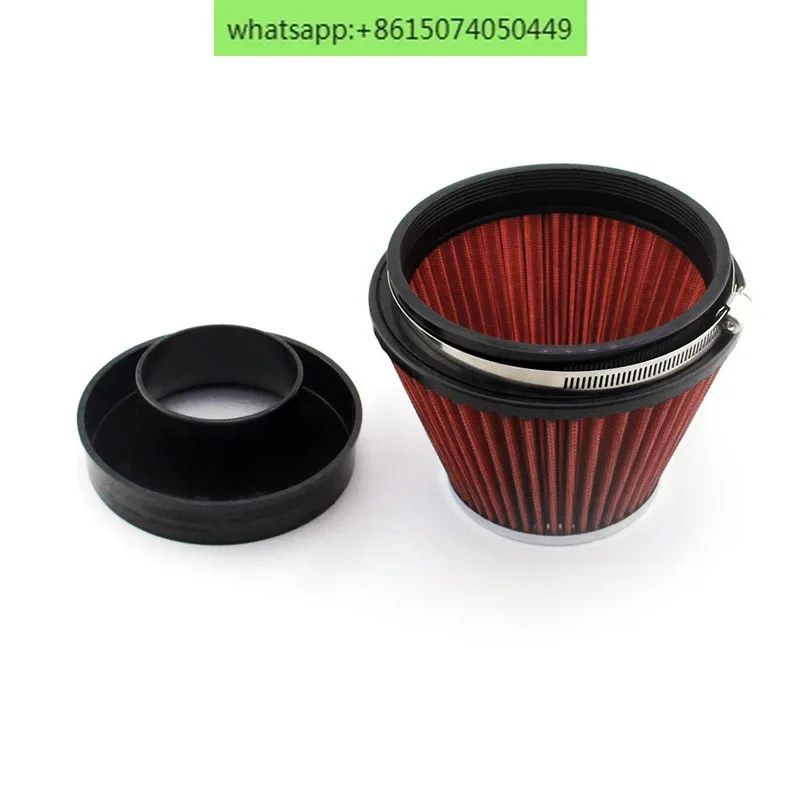 High flow intake air filter 150mm large diameter mushroom head 89mm interface Dongru head can be recycled filter element
High flow intake air filter 150mm large diameter mushroom head 89mm interface Dongru head can be recycled filter element