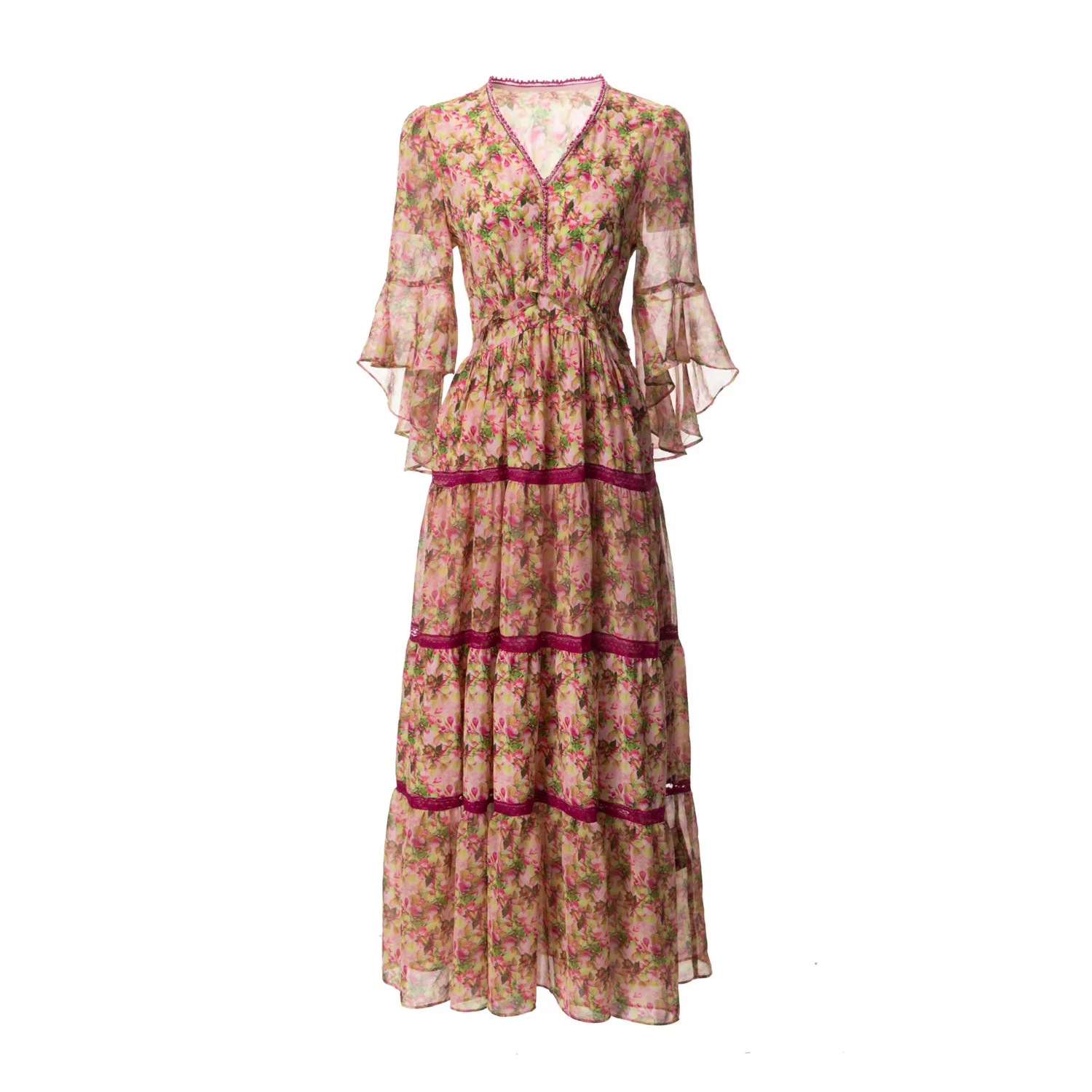 Europe and the United States women's 2024 summer new Beaded V-neck Three-quarter sleeve print Fashion pleated dress XXL
Europe and the United States women's 2024 summer new Beaded V-neck Three-quarter sleeve print Fashion pleated dress XXL