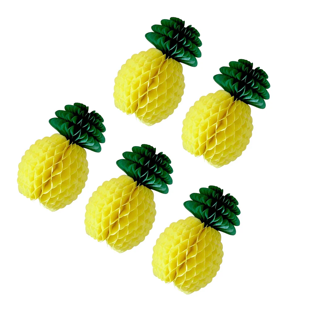 5Pcs Pineapple Shaped Honeycomb Ball 20Cm Reusable Paper Party Decor for Ceiling Table Tropical Theme Carnival Birthday
5Pcs Pineapple Shaped Honeycomb Ball 20Cm Reusable Paper Party Decor for Ceiling Table Tropical Theme Carnival Birthday