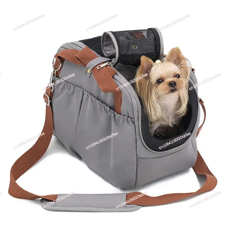 Cat out bag dog shoulder backpack breathable handbag pet travel messenger bag durable and unchanged
Cat out bag dog shoulder backpack breathable handbag pet travel messenger bag durable and unchanged