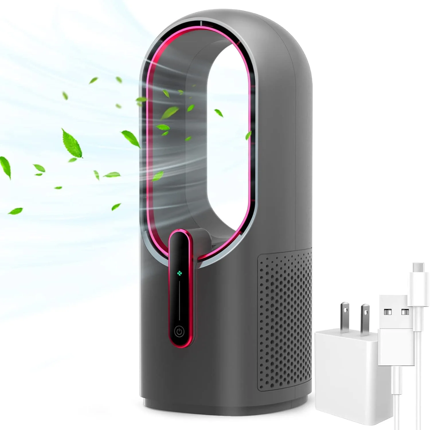 Desk Fan Bladeless, 11.8 Inch Office Fan Small, Quiet, Speed Adjustment, Touch Control, Easy to Clean, Desk Fans Small Quiet,
Desk Fan Bladeless, 11.8 Inch Office Fan Small, Quiet, Speed Adjustment, Touch Control, Easy to Clean, Desk Fans Small Quiet,