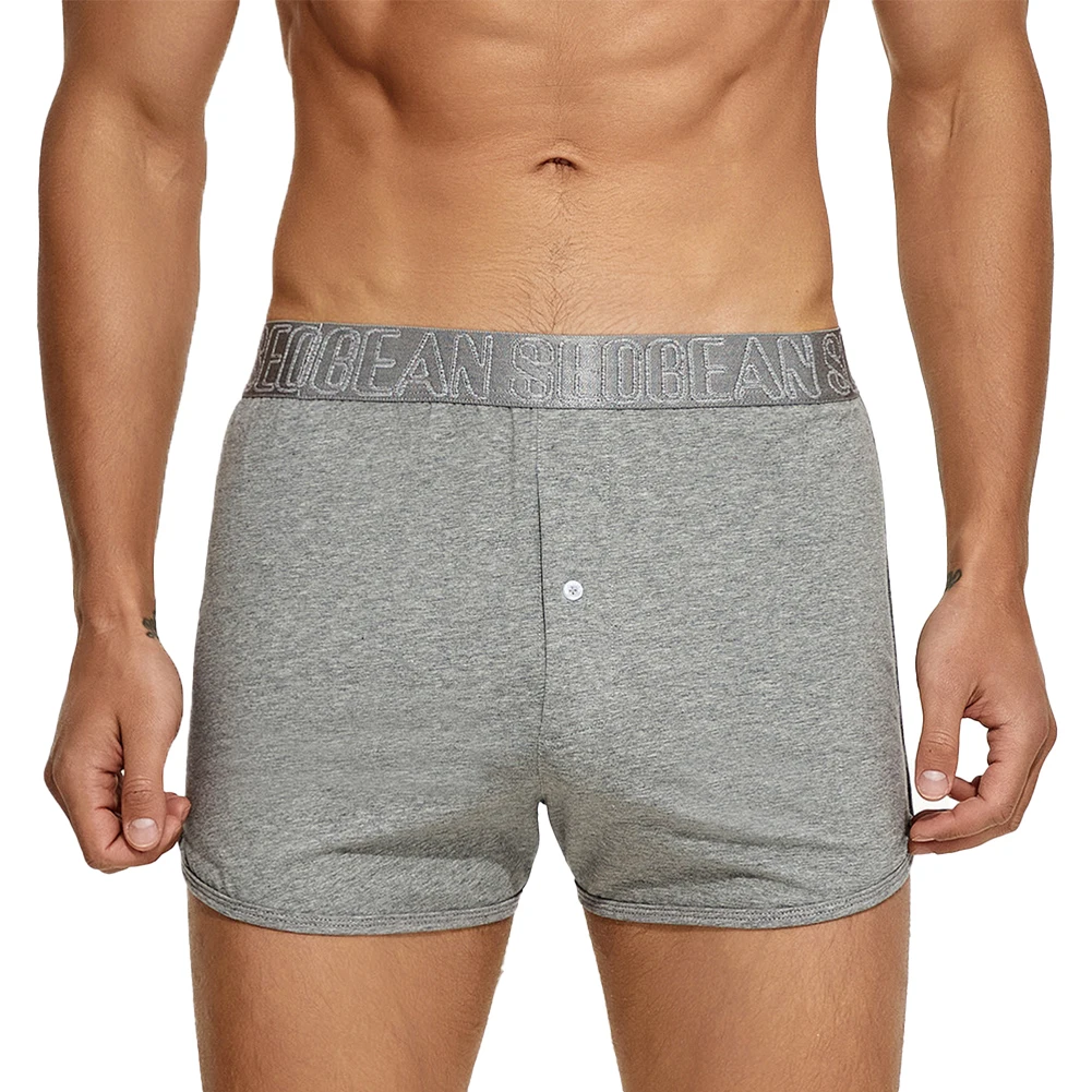 1pc Fashion Men's Casual Button Boxer Briefs Shorts Low Rise Loose Soft Sports Fitness Underwear Man Panties
1pc Fashion Men's Casual Button Boxer Briefs Shorts Low Rise Loose Soft Sports Fitness Underwear Man Panties