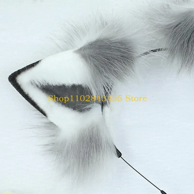 49MC плюшевая повязка на голову с ушками собаки хаски, плюшевый костюм, головной убор для косплея для фестивалей и вечеринок
49MC плюшевая повязка на голову с ушками собаки хаски, плюшевый костюм, головной убор для косплея для фестивалей и вечеринок