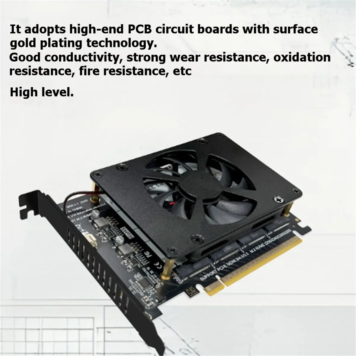OKgood M.2 to PCI-E 4-Disk NVME Expansion Card PCIE X16 NVME M.2 M Key SSD RAID Adapter Card Support 2230 2242 2260 2280
OKgood M.2 to PCI-E 4-Disk NVME Expansion Card PCIE X16 NVME M.2 M Key SSD RAID Adapter Card Support 2230 2242 2260 2280