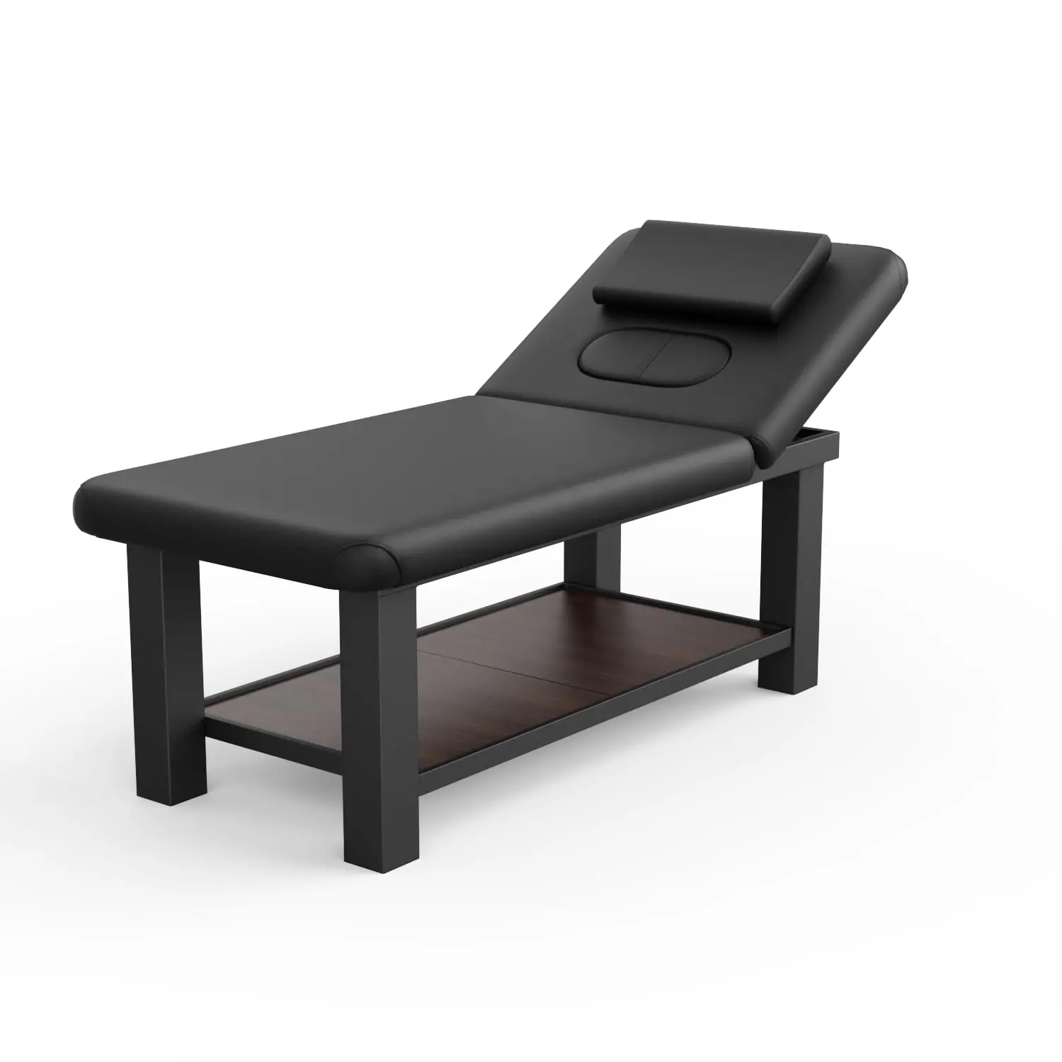 700LB Stationary Massage Table Open Chest Headrest Adjustable Backrest Metal Frame Spa Therapy Bed, Custom
700LB Stationary Massage Table Open Chest Headrest Adjustable Backrest Metal Frame Spa Therapy Bed, Custom