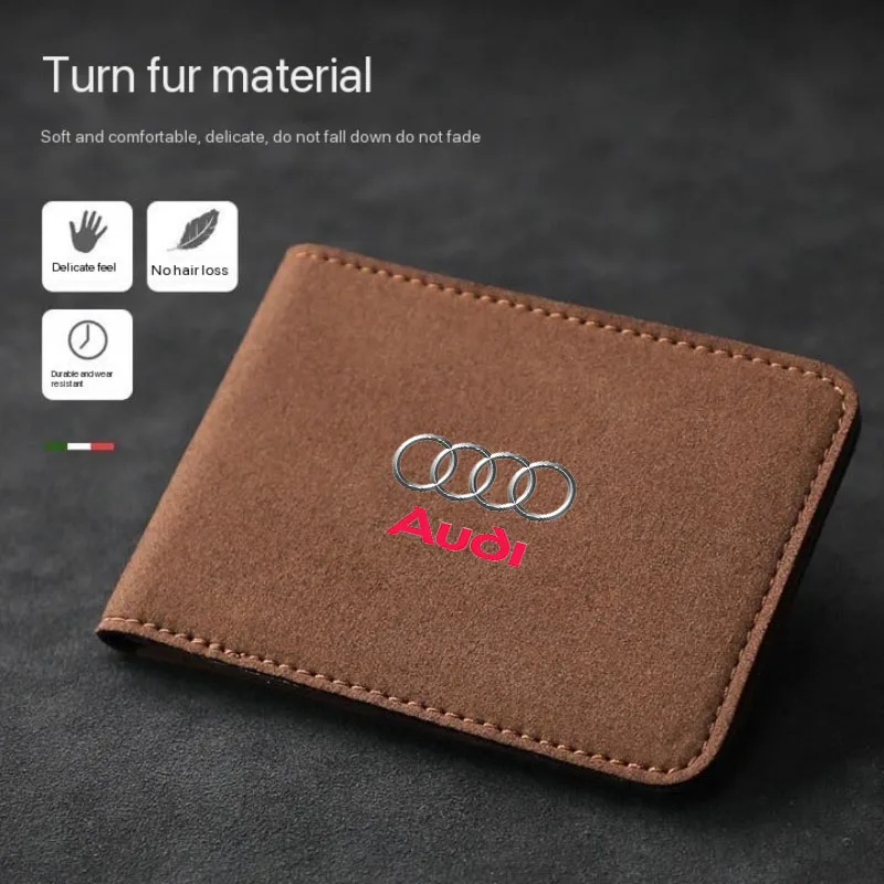 Leather Car Driver License Business Card Holder Short Wallet for Audi Sline A3 A4 B8 8P B9 8V B6 A5 B7 A1 A6 C6 Q3 Q5 C7 8I TT
Leather Car Driver License Business Card Holder Short Wallet for Audi Sline A3 A4 B8 8P B9 8V B6 A5 B7 A1 A6 C6 Q3 Q5 C7 8I TT
