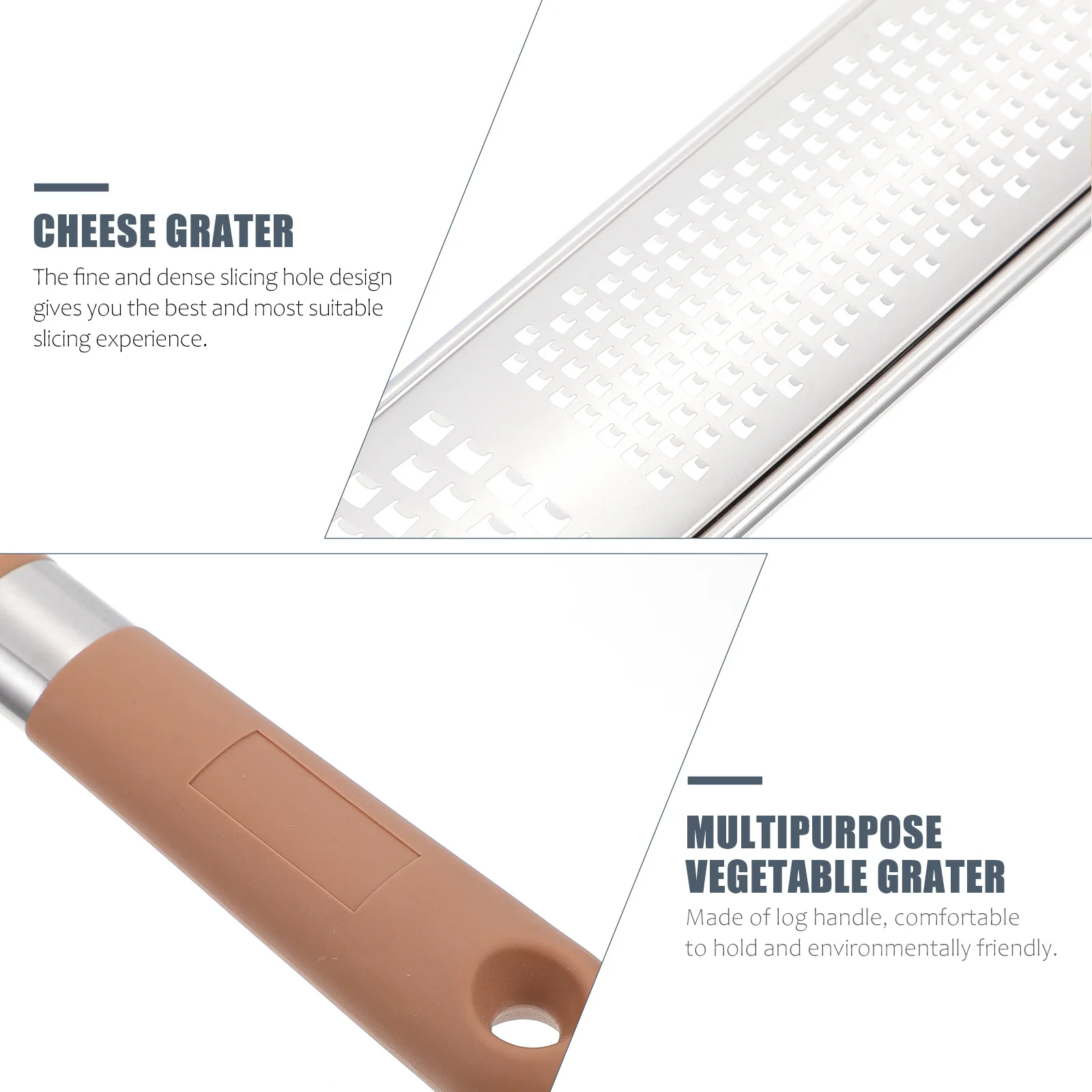 1Pcs Cheese Grater Stainless Steel Heavy Duty Handheld Kitchen Tool for Cheese Butter Chocolate Lemon Vegetable Fruit Grating
1Pcs Cheese Grater Stainless Steel Heavy Duty Handheld Kitchen Tool for Cheese Butter Chocolate Lemon Vegetable Fruit Grating