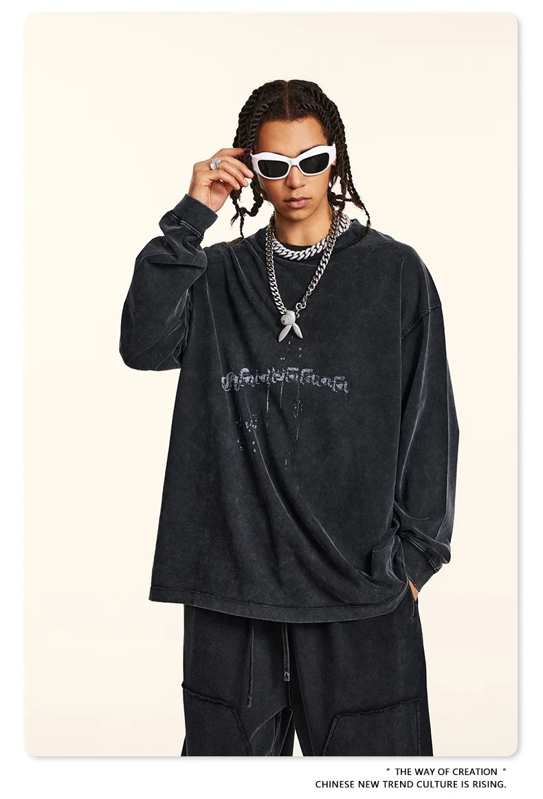 Amirise Letter Prints shirts Y2k 2025 New In Streetwear Oversized T-shirts Men's Gym Long Sleeve Shirts Cotton Tee Retro Tops
Amirise Letter Prints shirts Y2k 2025 New In Streetwear Oversized T-shirts Men's Gym Long Sleeve Shirts Cotton Tee Retro Tops