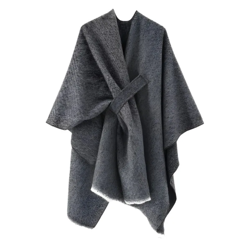 Thickened Fashionable Large Shawl Pure Color Imitation Cashmere Shoulder Wrap Warm Stylish Street Style for Women in Winter
Thickened Fashionable Large Shawl Pure Color Imitation Cashmere Shoulder Wrap Warm Stylish Street Style for Women in Winter
