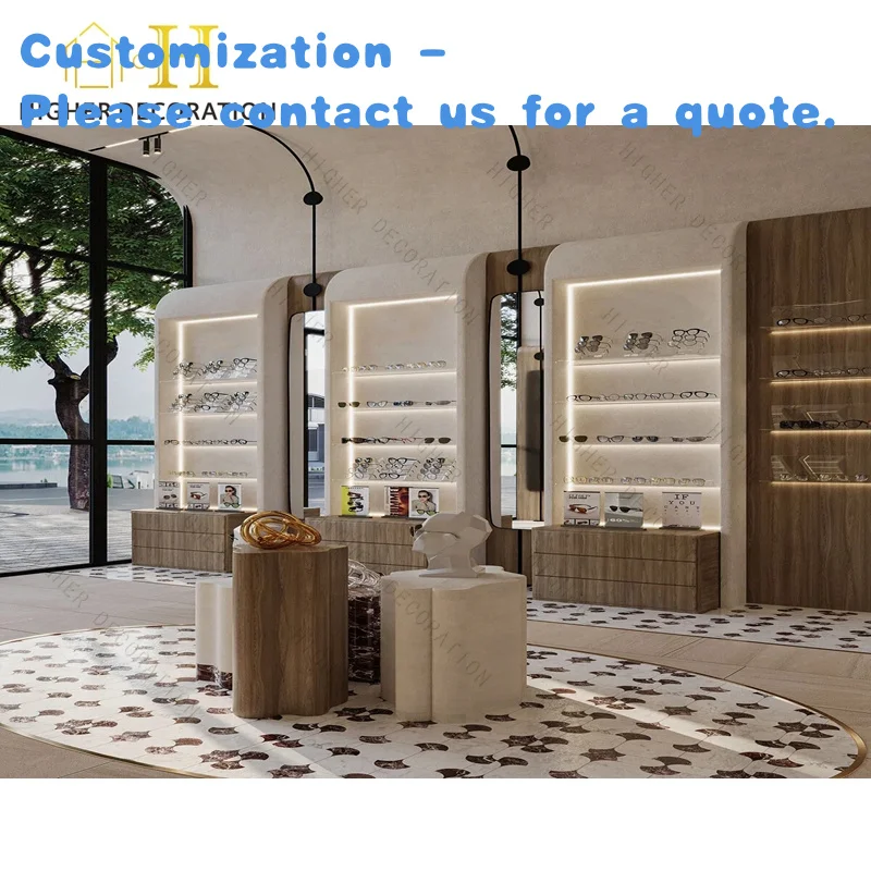 custom.Soild Wood Optical Store Shelves Led Light Eyewear Display Cabinet High Quality Fashion Style Sunglasses showcase Design
custom.Soild Wood Optical Store Shelves Led Light Eyewear Display Cabinet High Quality Fashion Style Sunglasses showcase Design