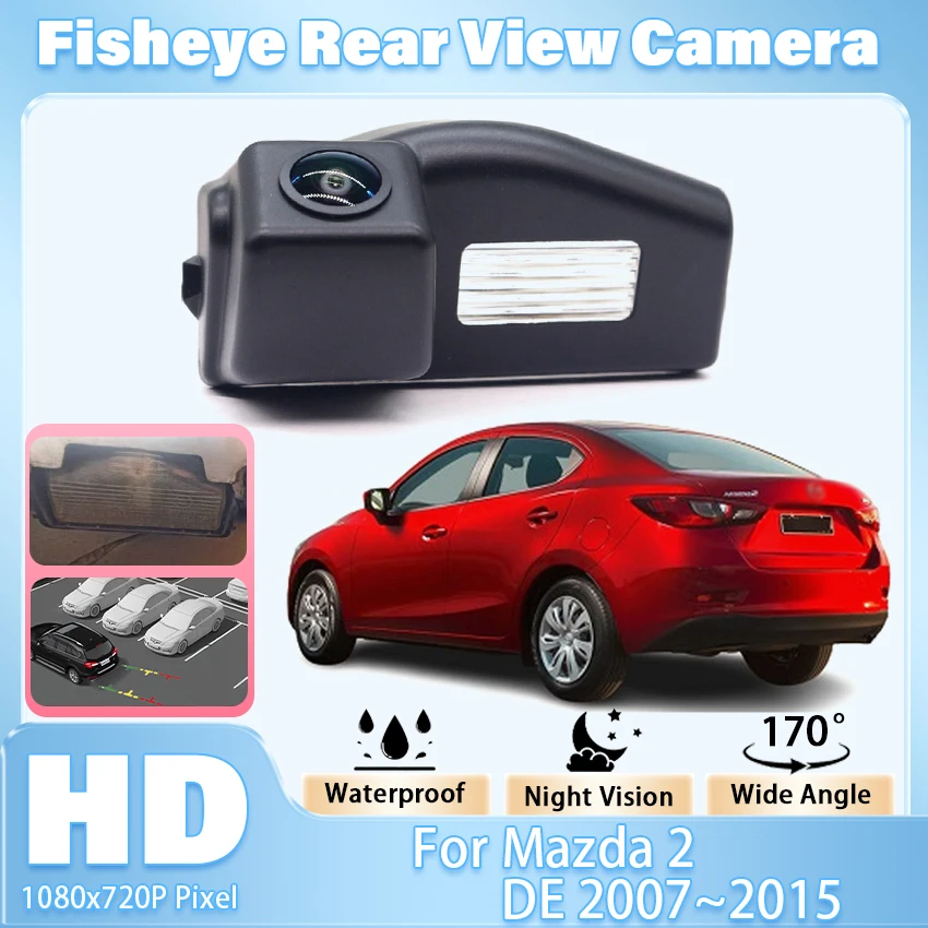 ПЗС HD 170 ° Камера заднего вида «рыбий глаз» для Mazda 2 DE 2007 2008 2009 2010 2011 2012 2013 2014 2015 Автомобильный монитор парковки заднего вида IP68
ПЗС HD 170 ° Камера заднего вида «рыбий глаз» для Mazda 2 DE 2007 2008 2009 2010 2011 2012 2013 2014 2015 Автомобильный монитор парковки заднего вида IP68