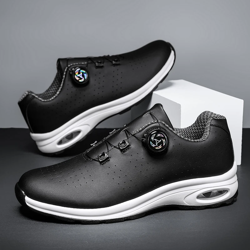 Golf Shoes Air Cushion Men Sports Running Driving Shoes Breathable Lightweight Comfortable Athletic Nonskid Rotating Sneakers
Golf Shoes Air Cushion Men Sports Running Driving Shoes Breathable Lightweight Comfortable Athletic Nonskid Rotating Sneakers