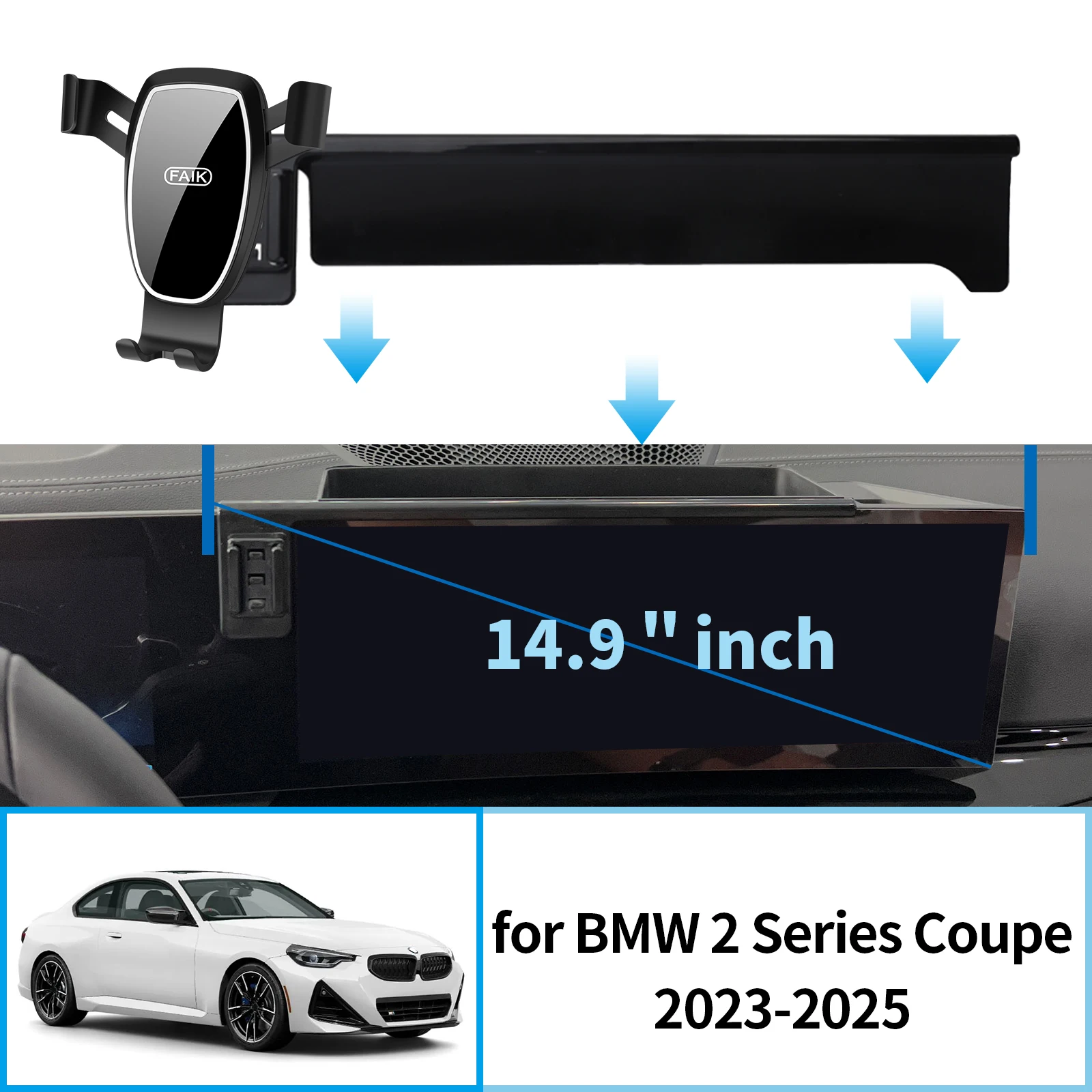 for BMW 2 Series 2024 2025 Gran Coupe M220 M230 M240 GPS Bracket Navigation Stand Auto Accessories
for BMW 2 Series 2024 2025 Gran Coupe M220 M230 M240 GPS Bracket Navigation Stand Auto Accessories