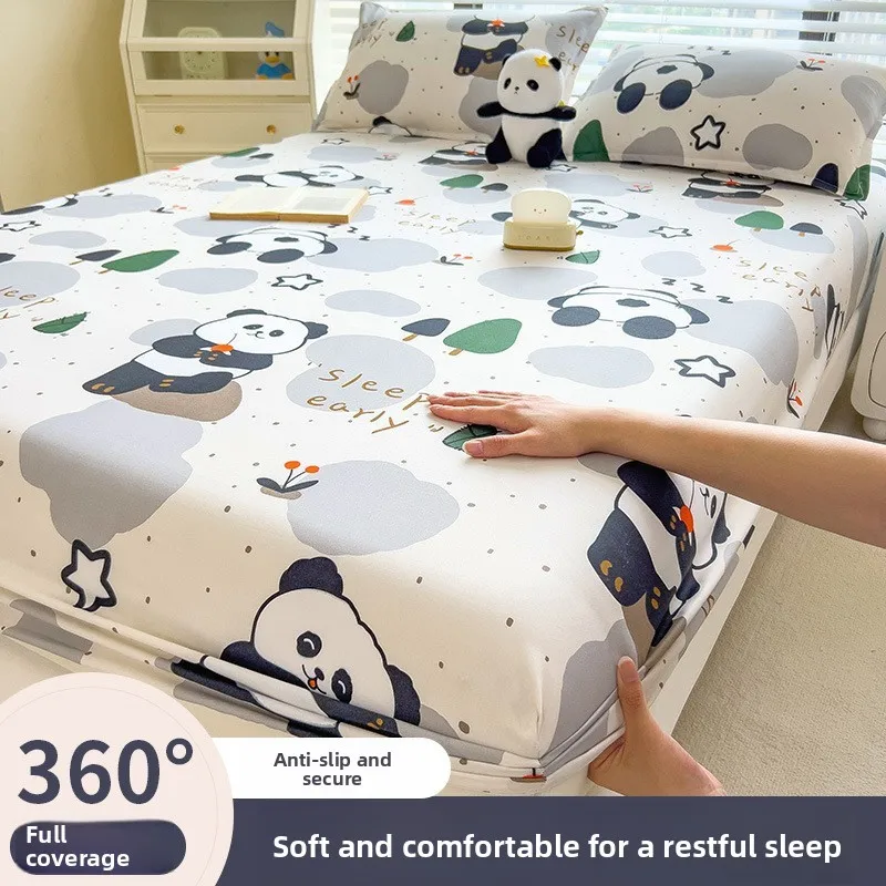 Washable Printed Bed Canopy Anti-Slip Full Wrap Style Summer Naked Sleep Bed Cover Single Mattress Protector Dust Cover
Washable Printed Bed Canopy Anti-Slip Full Wrap Style Summer Naked Sleep Bed Cover Single Mattress Protector Dust Cover