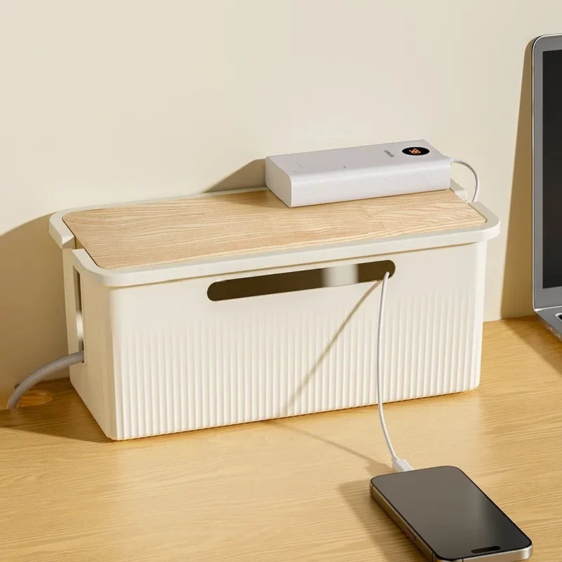 Cable Storage Box Desktop Charging Data Cable Storage Device Plug Socket Cable Management Device Black White Storage Organizer
Cable Storage Box Desktop Charging Data Cable Storage Device Plug Socket Cable Management Device Black White Storage Organizer