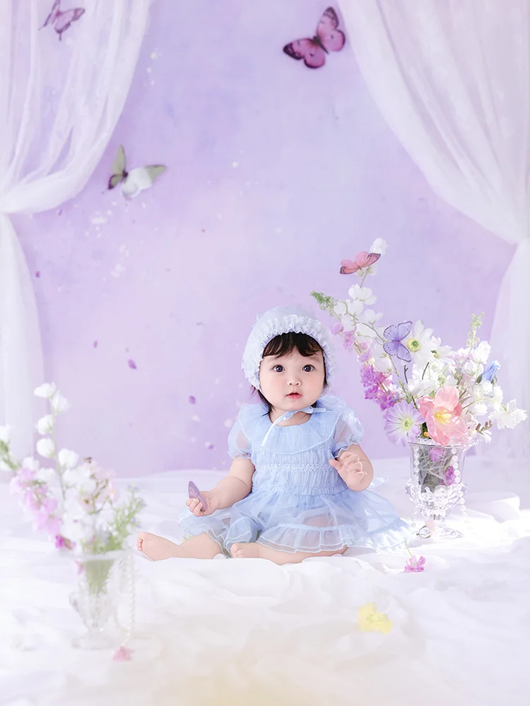Pastel Blue Infant Photography Outfit Soft Mesh Princess Dress+ruffle Bonnet Set Baby Girl 100 Days Milestone Photoshoot Costume
Pastel Blue Infant Photography Outfit Soft Mesh Princess Dress+ruffle Bonnet Set Baby Girl 100 Days Milestone Photoshoot Costume