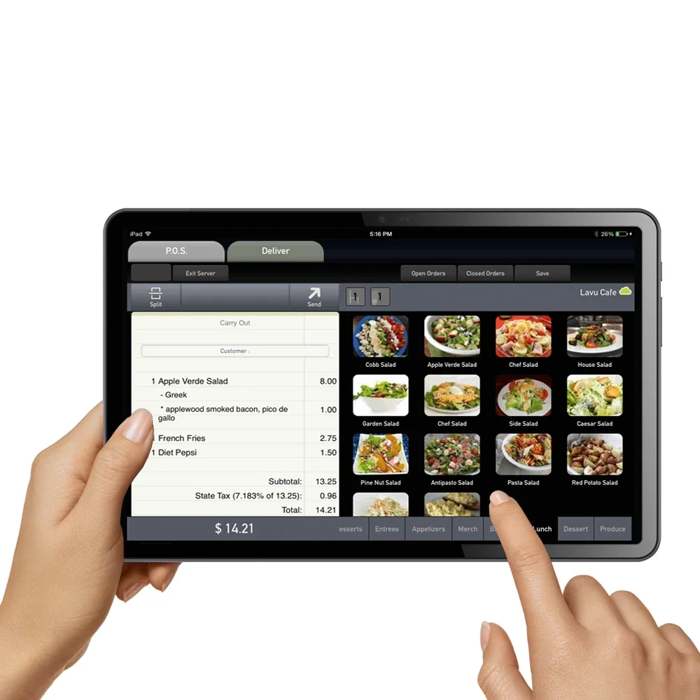 ODM 10inch Retail Tablet POS System Restaurant Tableside Tablet with Front NFC Reader Hospitality NFC Enabled Android Tablet
ODM 10inch Retail Tablet POS System Restaurant Tableside Tablet with Front NFC Reader Hospitality NFC Enabled Android Tablet