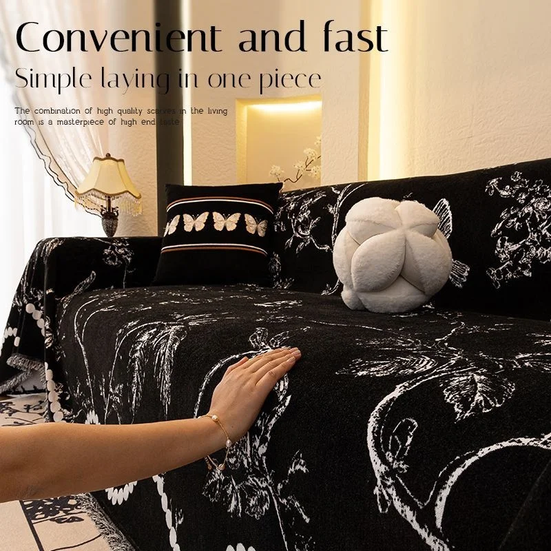 Elegant Black Sofa Cover Cloth All-Match Modern Minimalist Full-Coverage Sofa Blanket One Whole Piece Dustproof Protector
Elegant Black Sofa Cover Cloth All-Match Modern Minimalist Full-Coverage Sofa Blanket One Whole Piece Dustproof Protector