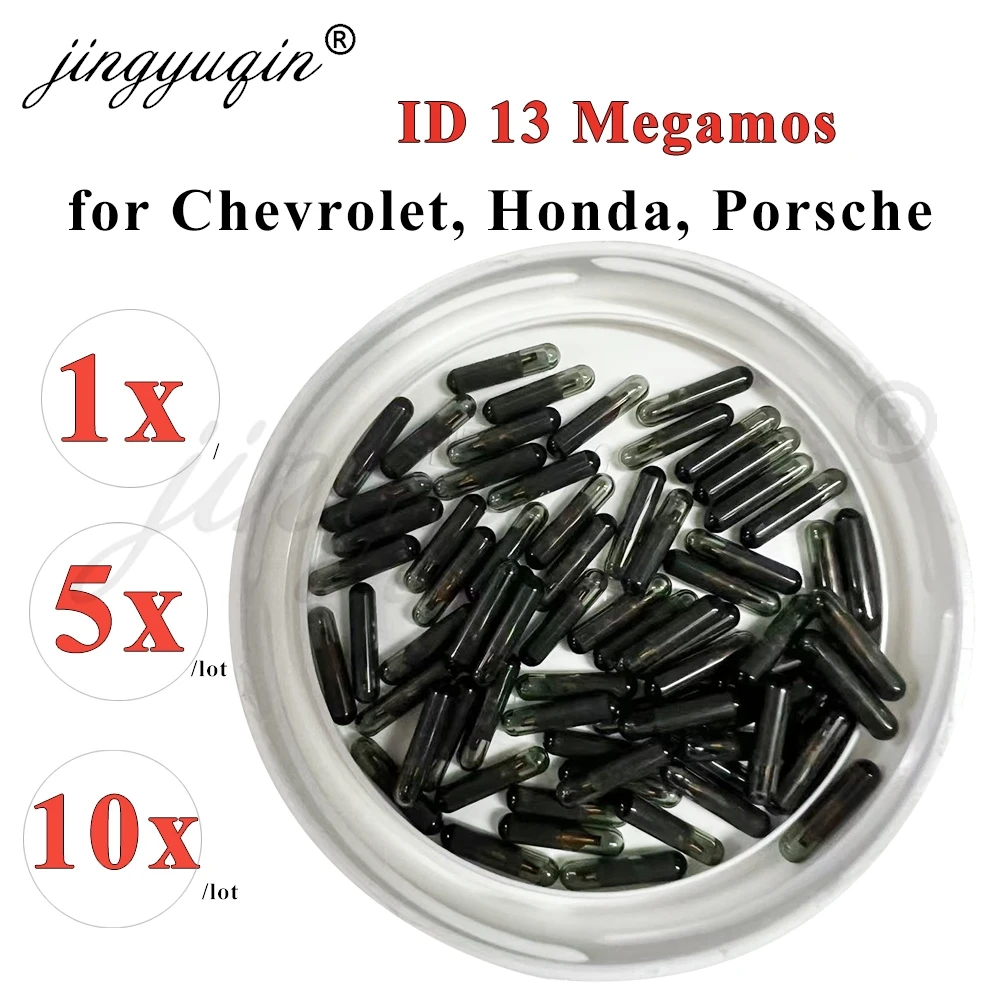 Jingyuqin 1/5/10 шт., пустой чип для автомобильного ключа ID13, стекло TP03 Megamos13, чипы автоматического транспондера для Honda Acura GM Fiat Jaguar Chevrolet
Jingyuqin 1/5/10 шт., пустой чип для автомобильного ключа ID13, стекло TP03 Megamos13, чипы автоматического транспондера для Honda Acura GM Fiat Jaguar Chevrolet