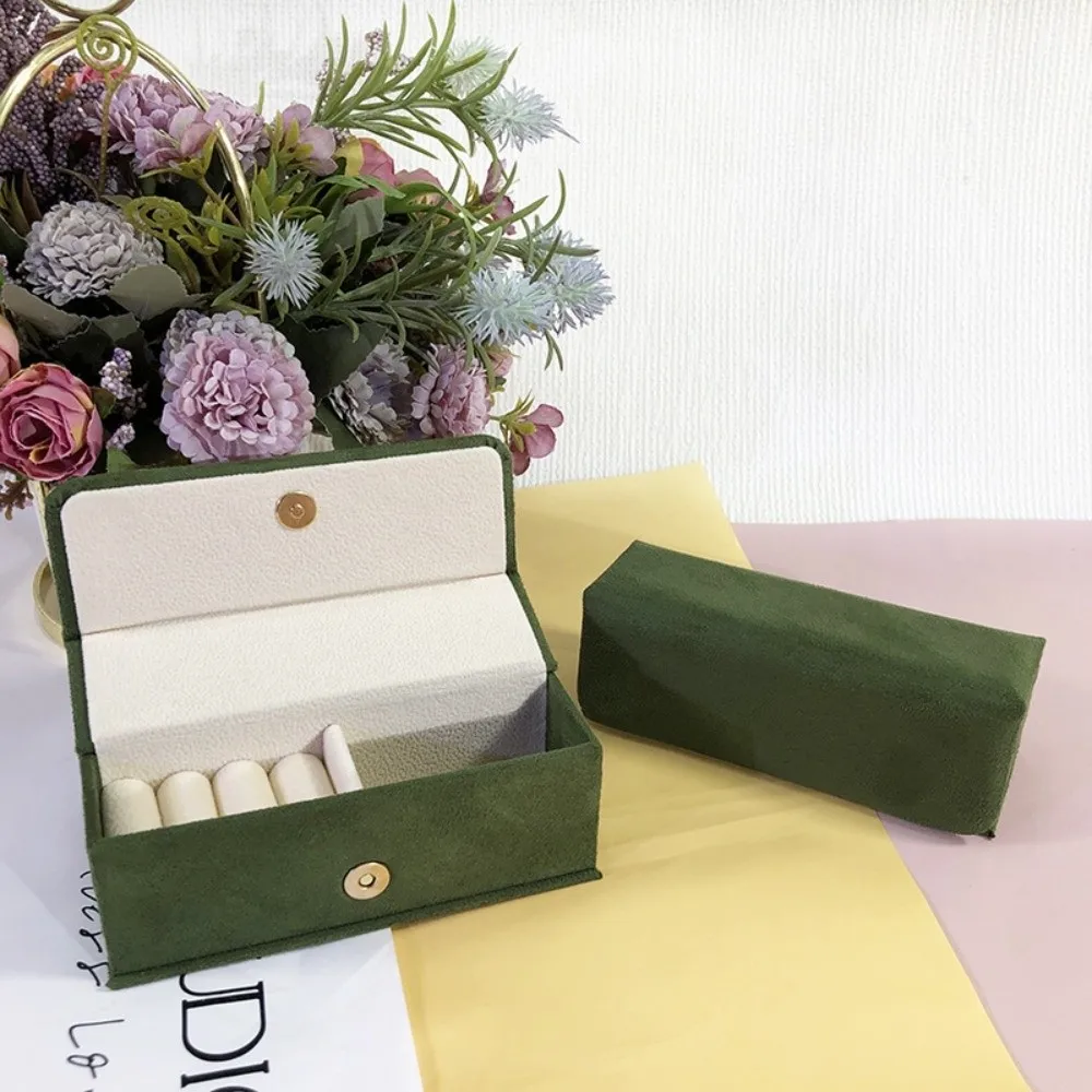 New Velvet Storage Box Portable Solid Color Holder Compact Multi-functional Rings Bearer Box Jewelry Organizer
New Velvet Storage Box Portable Solid Color Holder Compact Multi-functional Rings Bearer Box Jewelry Organizer
