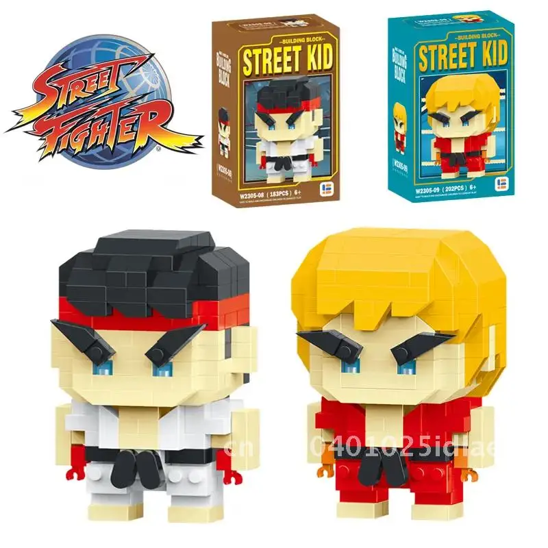 Аниме Street Fighter Ken Masters Hoshi Ryu ABS, экшн-строительные блоки, кавайная боевая игра, игрушка в подарок для детей
Аниме Street Fighter Ken Masters Hoshi Ryu ABS, экшн-строительные блоки, кавайная боевая игра, игрушка в подарок для детей