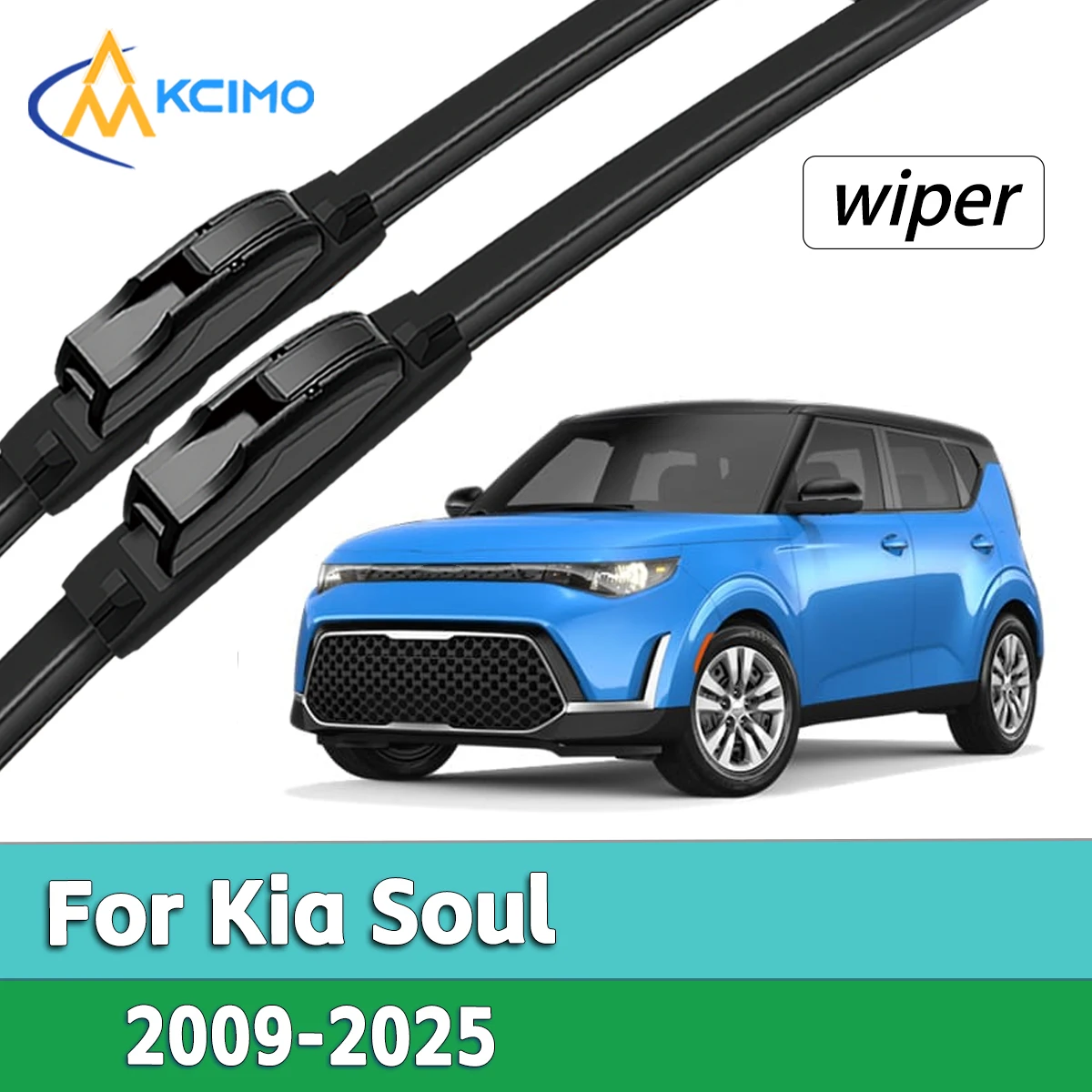 2Pcs Silent Smooth Rubber Wiper Set For Kia Soul 2009-2025 Front Windshield Wiper Soft Rubber Frameless
2Pcs Silent Smooth Rubber Wiper Set For Kia Soul 2009-2025 Front Windshield Wiper Soft Rubber Frameless
