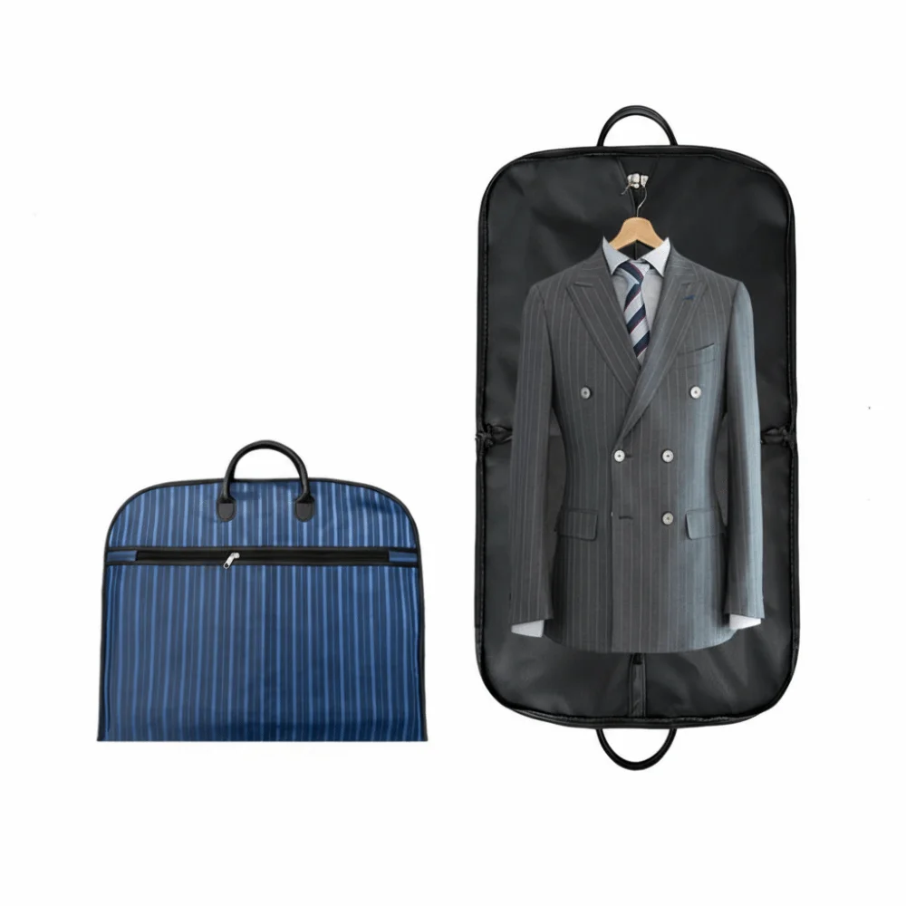 Thickened Garment Bag Zipper Closure Carry Handles Dust Cover Striped Design Oxford Cloth Suit Protection Case
Thickened Garment Bag Zipper Closure Carry Handles Dust Cover Striped Design Oxford Cloth Suit Protection Case