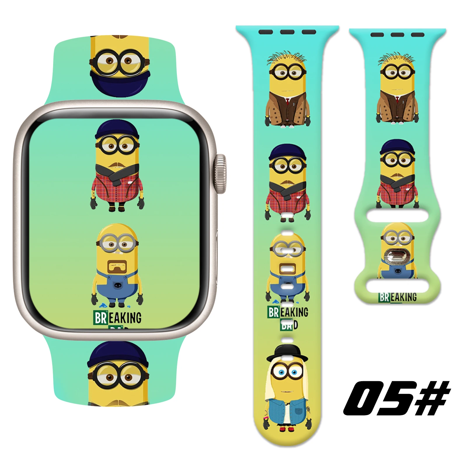 Ремешок MINISO с принтом «Непослушные миньоны» для Apple Watch 11, 10, 9, силиконовый ремешок, сменный браслет для iWatch 46/44/42/41 мм, ремешок для часов
Ремешок MINISO с принтом «Непослушные миньоны» для Apple Watch 11, 10, 9, силиконовый ремешок, сменный браслет для iWatch 46/44/42/41 мм, ремешок для часов