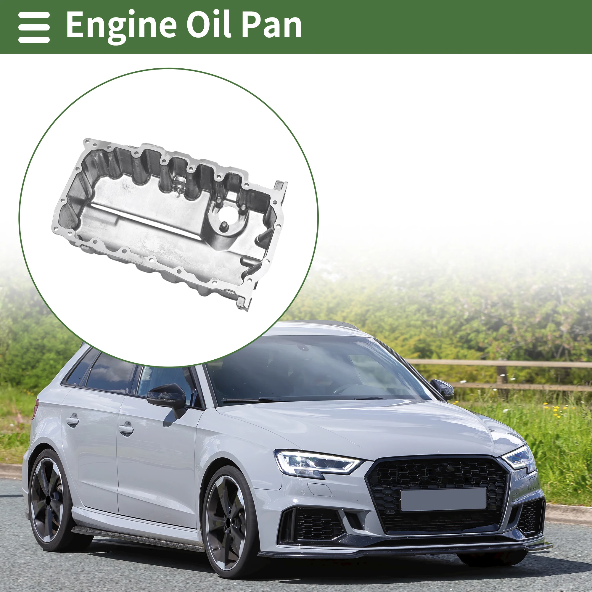 UXCELL 1 Pc No.04L103603 Engine Oil Pan for Audi A3 2012-2020 Aluminum Silver Tone
UXCELL 1 Pc No.04L103603 Engine Oil Pan for Audi A3 2012-2020 Aluminum Silver Tone