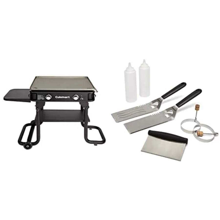28 Two Burner Gas Griddle with CGS-507 7-Piece Kit Steel Flat Top Professional Grade Propane Black
28 Two Burner Gas Griddle with CGS-507 7-Piece Kit Steel Flat Top Professional Grade Propane Black