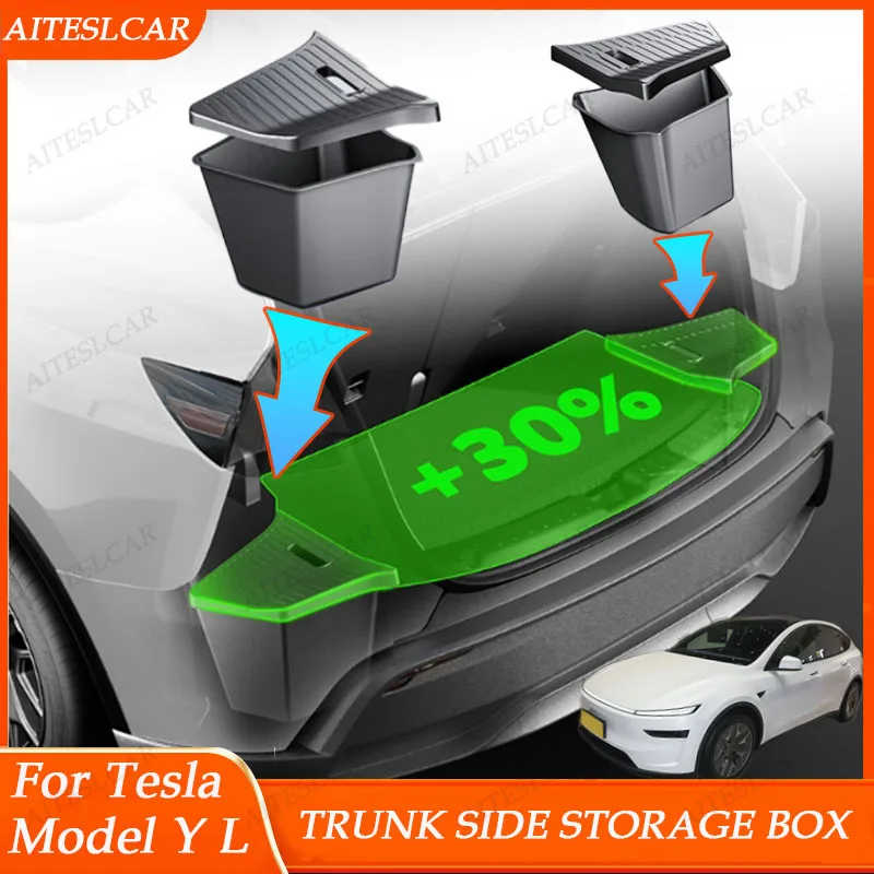 Rear Trunk Side Storage Organizer Bucket For Tesla Model Y L Left Right Waterproof Storage Box Car Interior Accessories
Rear Trunk Side Storage Organizer Bucket For Tesla Model Y L Left Right Waterproof Storage Box Car Interior Accessories