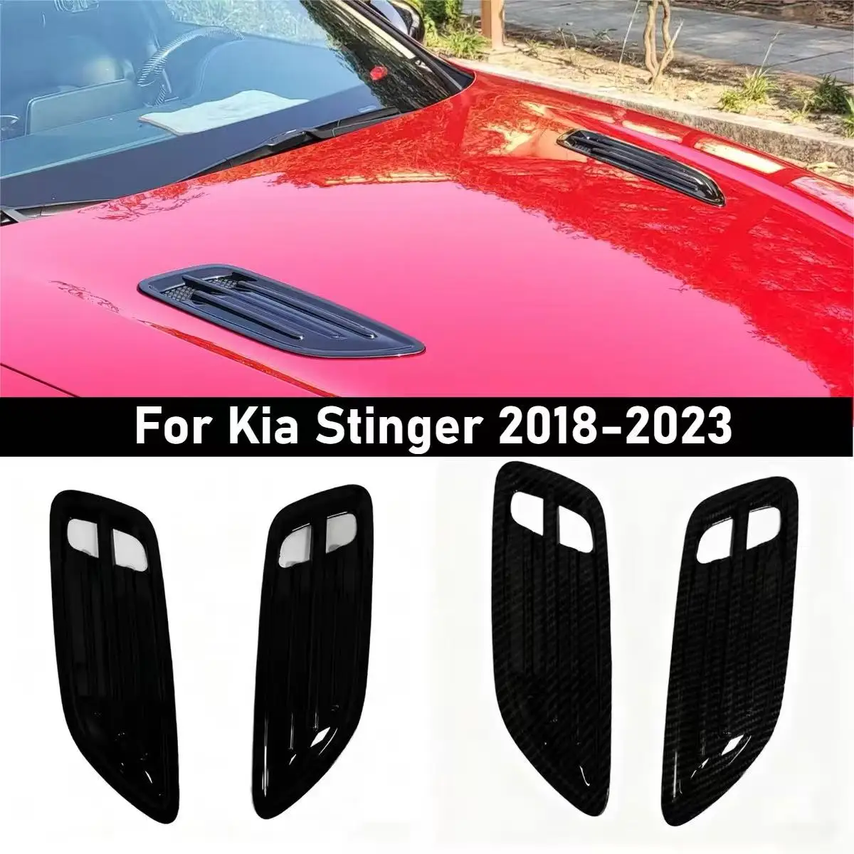 Автомобильный капот, накладка на воздушное отверстие, крышка двигателя, расширение тепла, выходная рамка, украшение для Kia Stinger 2018-2023, внешние молдинги
Автомобильный капот, накладка на воздушное отверстие, крышка двигателя, расширение тепла, выходная рамка, украшение для Kia Stinger 2018-2023, внешние молдинги