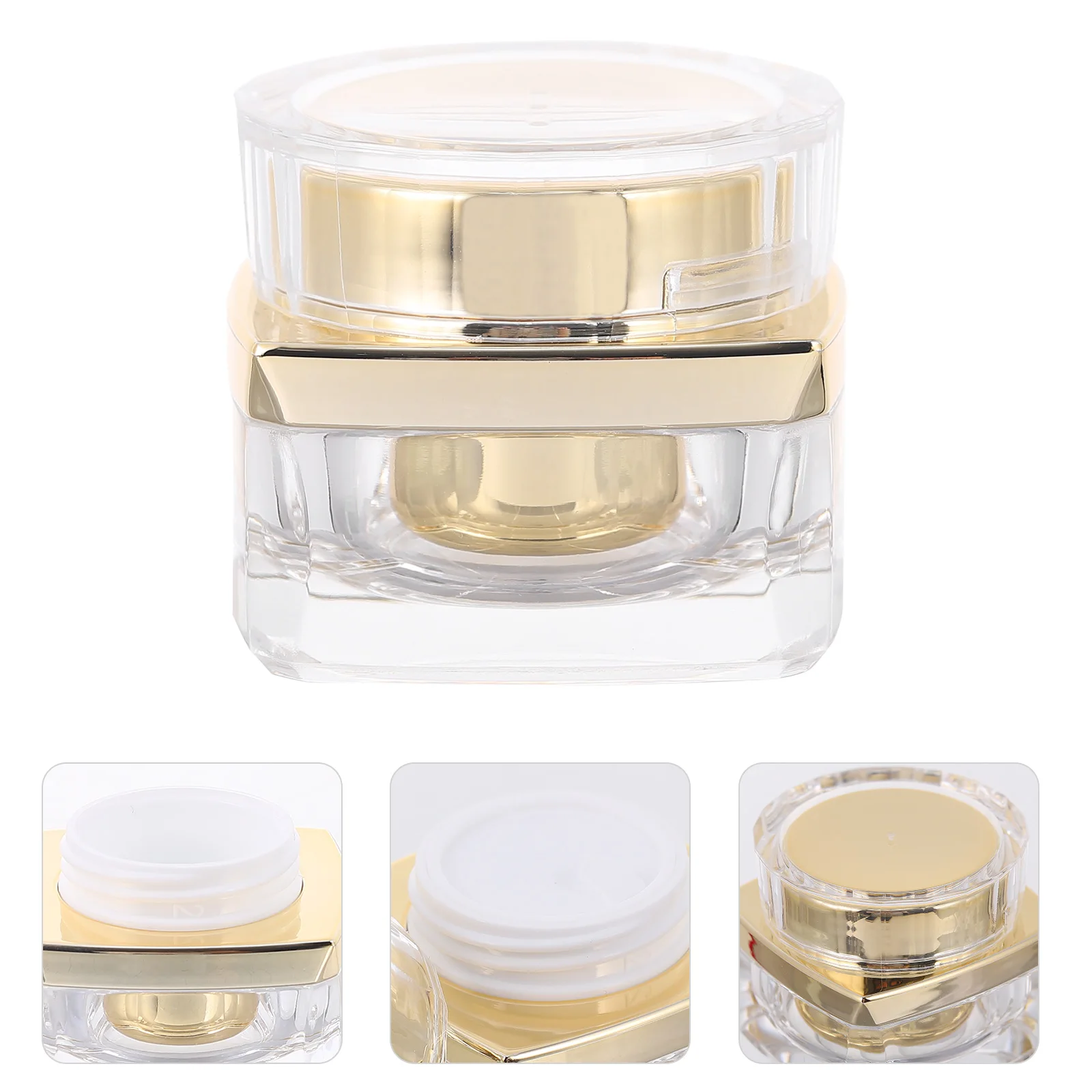 1Pcs Acrylic Cream Bottle Small Storage Container for Travel Cosmetics Lotion Holder Refillable Leak-Proof Sub-Packing Jar
1Pcs Acrylic Cream Bottle Small Storage Container for Travel Cosmetics Lotion Holder Refillable Leak-Proof Sub-Packing Jar