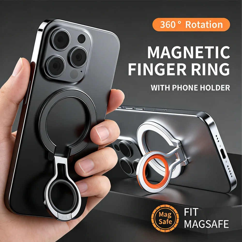 Магнитное кольцо-держатель для MagSafe с подставкой 360° ° Вращающийся держатель для телефона с магнитным креплением для смартфона
Магнитное кольцо-держатель для MagSafe с подставкой 360° ° Вращающийся держатель для телефона с магнитным креплением для смартфона