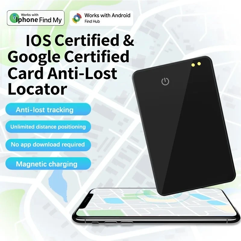 CD Wallet Tracker Card GPS Magnetic Charging Work with IOS Find My Android's Google Find Hub Item Finder Card Luggage Located
CD Wallet Tracker Card GPS Magnetic Charging Work with IOS Find My Android's Google Find Hub Item Finder Card Luggage Located