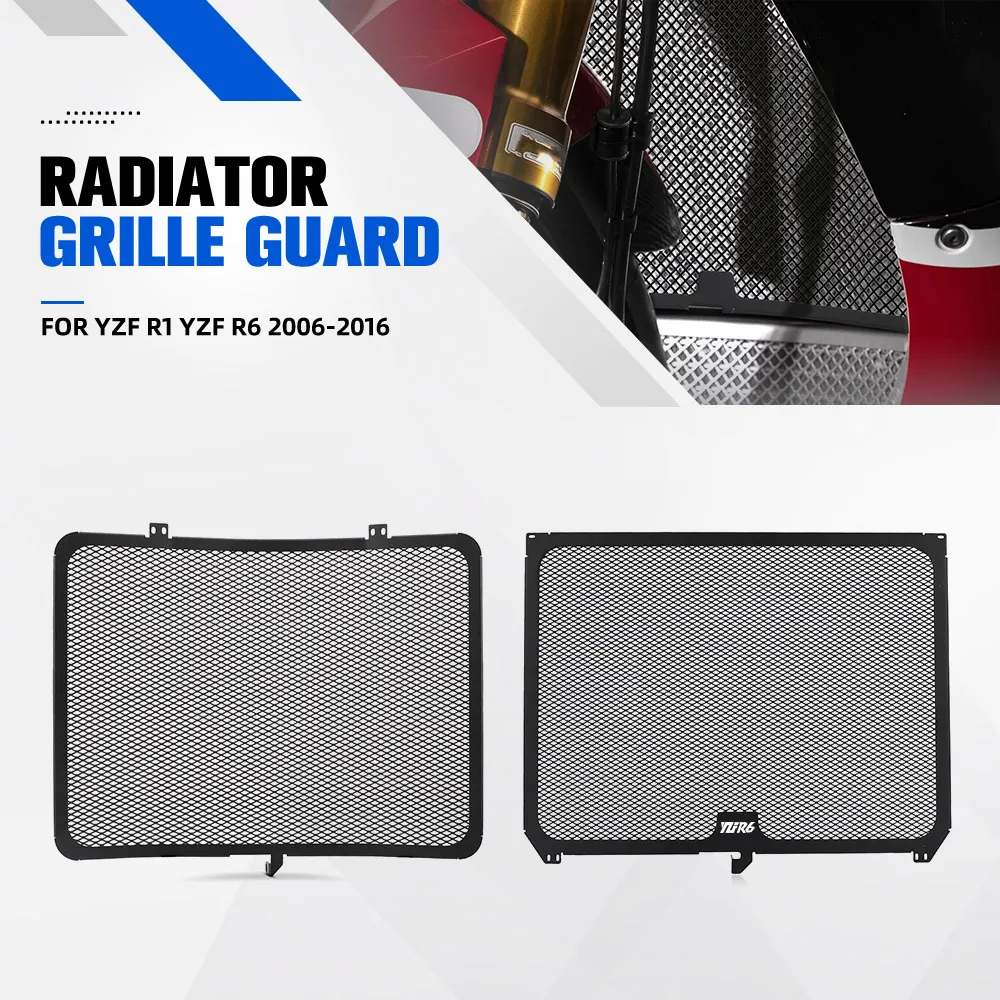 FOR Yamaha YZF R1 YZFR6 2006 2007 2008 2009 2010 2011 2012 2013 2014 2015 2016 Radiator Guard Grille Cooler Cover YZF-R1 YZF-R6
FOR Yamaha YZF R1 YZFR6 2006 2007 2008 2009 2010 2011 2012 2013 2014 2015 2016 Radiator Guard Grille Cooler Cover YZF-R1 YZF-R6