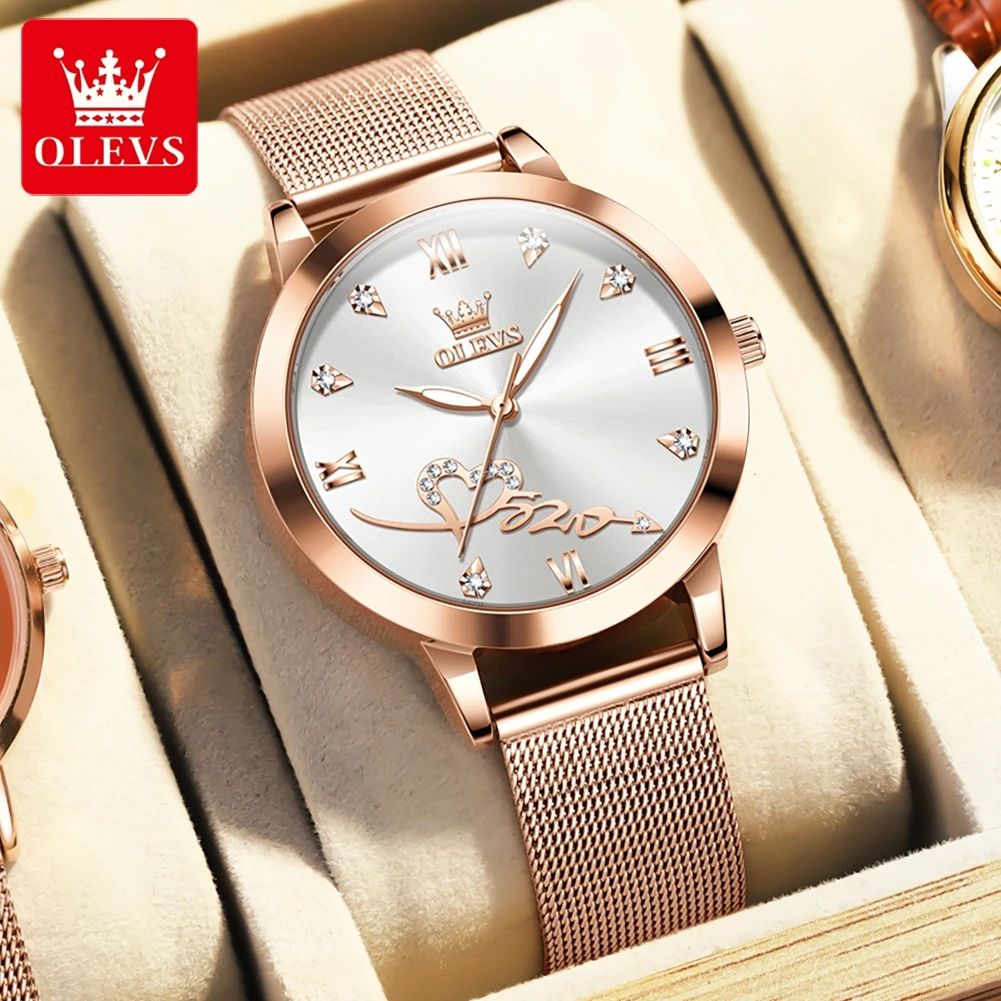 OLEVS Luxury Brand Original Lady Watch Luxurious Waterproof Elegant Quartz Watch Milanese Steel Strip Luminous Watch For Women's
OLEVS Luxury Brand Original Lady Watch Luxurious Waterproof Elegant Quartz Watch Milanese Steel Strip Luminous Watch For Women's