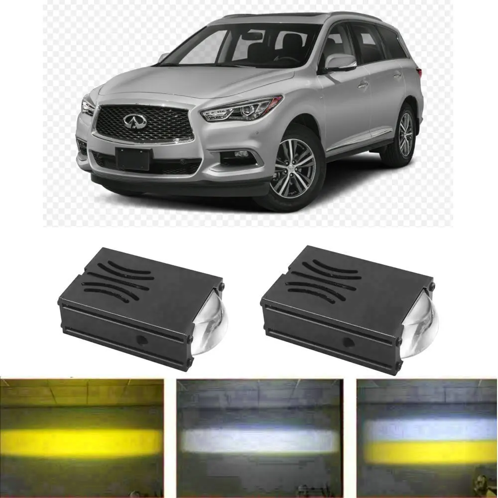 Grille Mount, White/Yellow Dual Color Modules 1.5" LED Fog Lights For infiniti m35 m45 QX80 QX60 QX55 QX50
Grille Mount, White/Yellow Dual Color Modules 1.5" LED Fog Lights For infiniti m35 m45 QX80 QX60 QX55 QX50