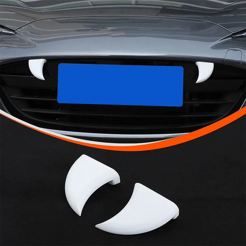 2Pcs ABS White For Mazda MX-5 2016-2025+ Car front center grille small tiger teeth decoration sticker car exterior accessories
2Pcs ABS White For Mazda MX-5 2016-2025+ Car front center grille small tiger teeth decoration sticker car exterior accessories