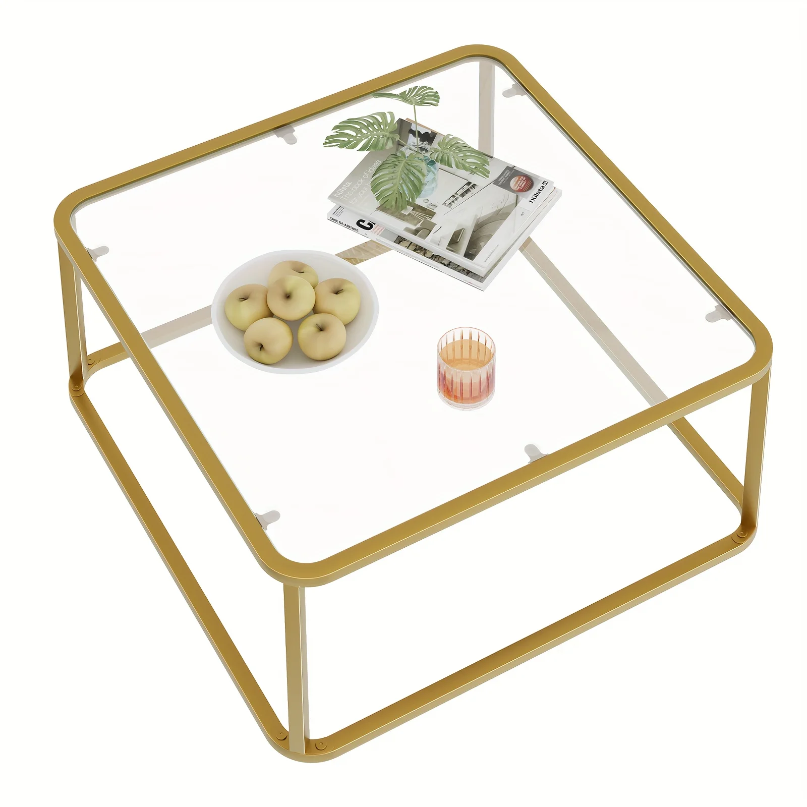 Square Glass Coffee Table, Minimalist Design for Living Rooms, Modern Table for Offices Or Compact Areas, Easy Assembly
Square Glass Coffee Table, Minimalist Design for Living Rooms, Modern Table for Offices Or Compact Areas, Easy Assembly
