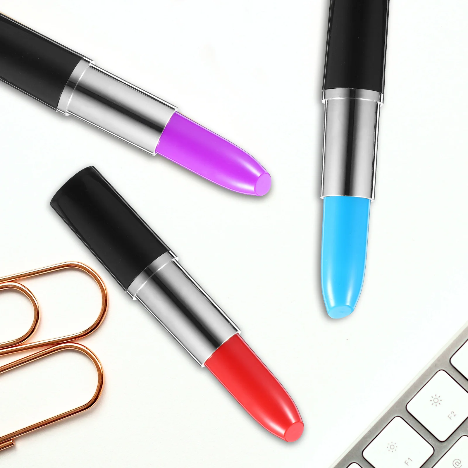 24 Pcs Lipstick Pen Beautiful Pens for Girls Cute Multicolor Funny Stationery Ballpoint Liquid
24 Pcs Lipstick Pen Beautiful Pens for Girls Cute Multicolor Funny Stationery Ballpoint Liquid