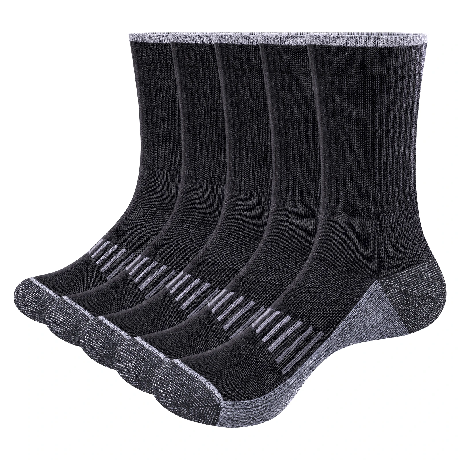 YUEDGE 5 Pairs Women's Cushioned Cotton Crew Socks Moisture Wicking Casual Everyday Work Gym Golf Training Athletic Socks
YUEDGE 5 Pairs Women's Cushioned Cotton Crew Socks Moisture Wicking Casual Everyday Work Gym Golf Training Athletic Socks