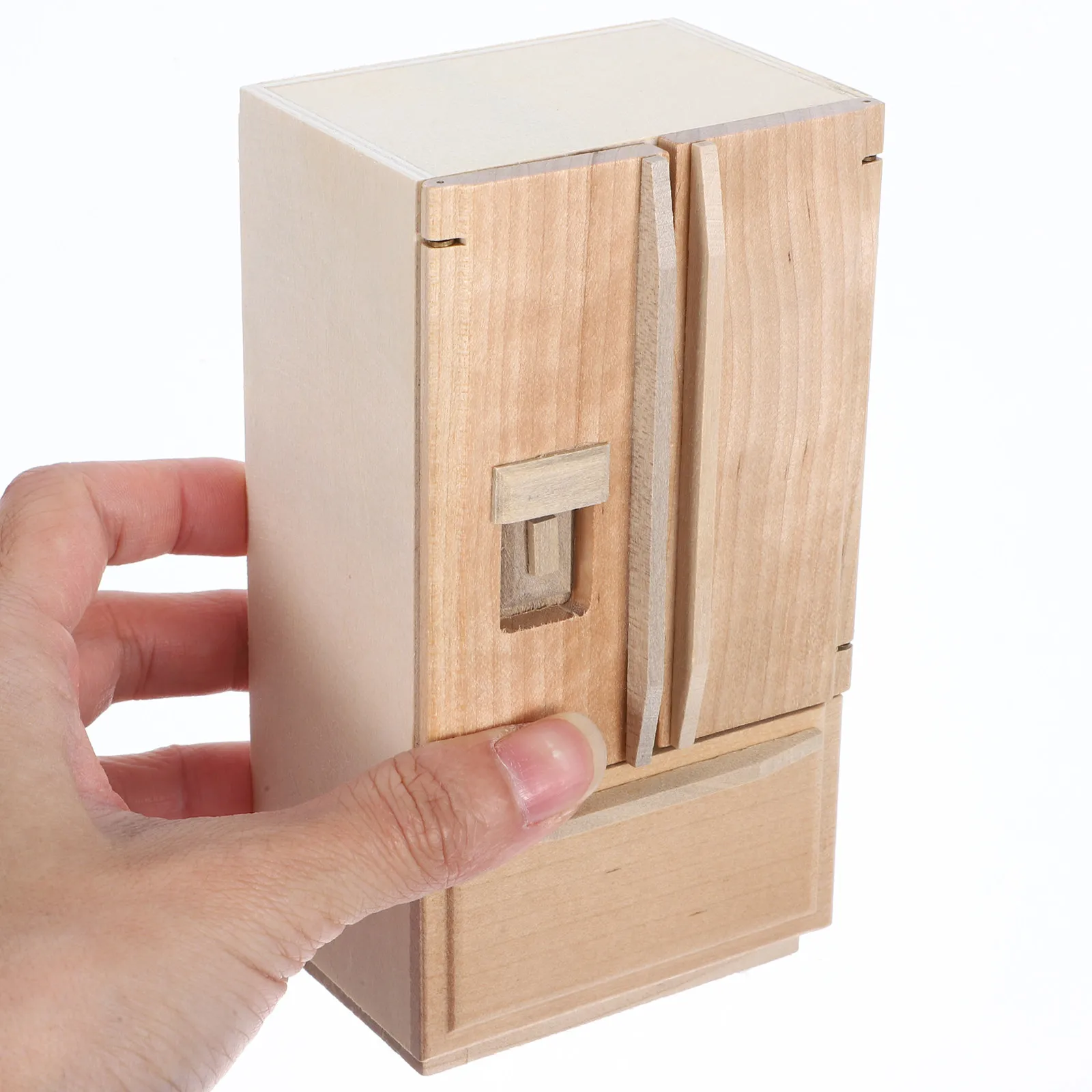Miniature Wooden Refrigerator Small Mini Fridge Decoration for Dollhouse Mini Kitchen Room Accessories Toy Fridge
Miniature Wooden Refrigerator Small Mini Fridge Decoration for Dollhouse Mini Kitchen Room Accessories Toy Fridge